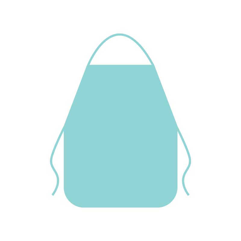 Фартук для труда 490/390 (20) (ФДТ-1, МЯТНЫЙ), ФДТ-1 00-00007990