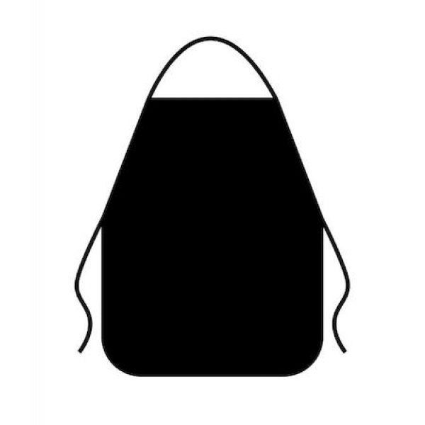 Фартук для труда 490/390 (20) (ФДТ-1, ЧЕРНЫЙ), ФДТ-1 00-00007990