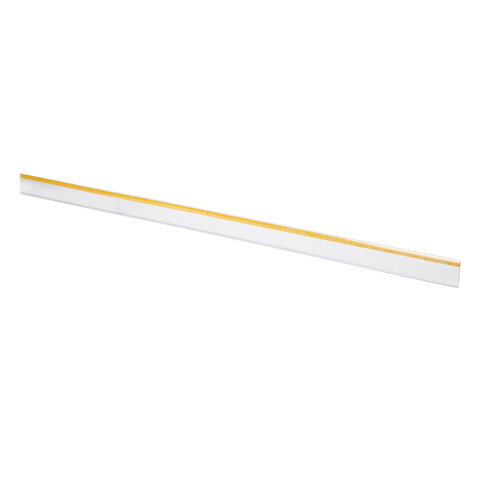 Ценникодержатели полочные самоклеящиеся прозрачные 1000 мм, КОМПЛЕКТ 10 шт., DBR39, 197265 ОБ ОЗ 291261