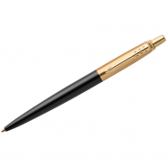 Ручка шариковая Parker &quot;Jotter Premium Bond Street Black GT&quot; синяя, 1,0мм, кнопочн., подар. уп.  242290/1953202