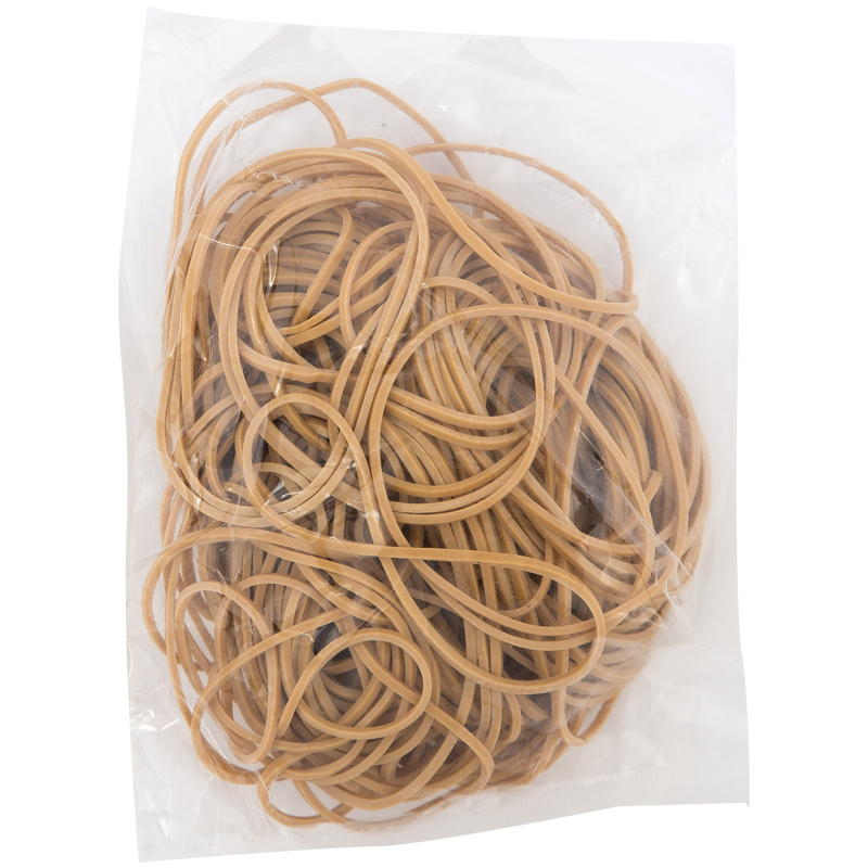 Банковская резинка 100г OfficeSpace, диаметр 60мм, натуральный цвет, европодвес 255251 RB_17957