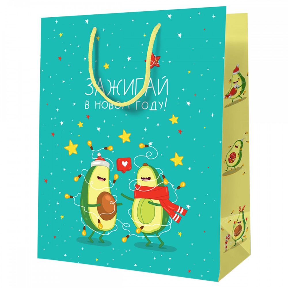 Пакет подарочный 26*32*12см MESHU &quot;Зажигай&quot;, ламинированный 354790  MS_52189