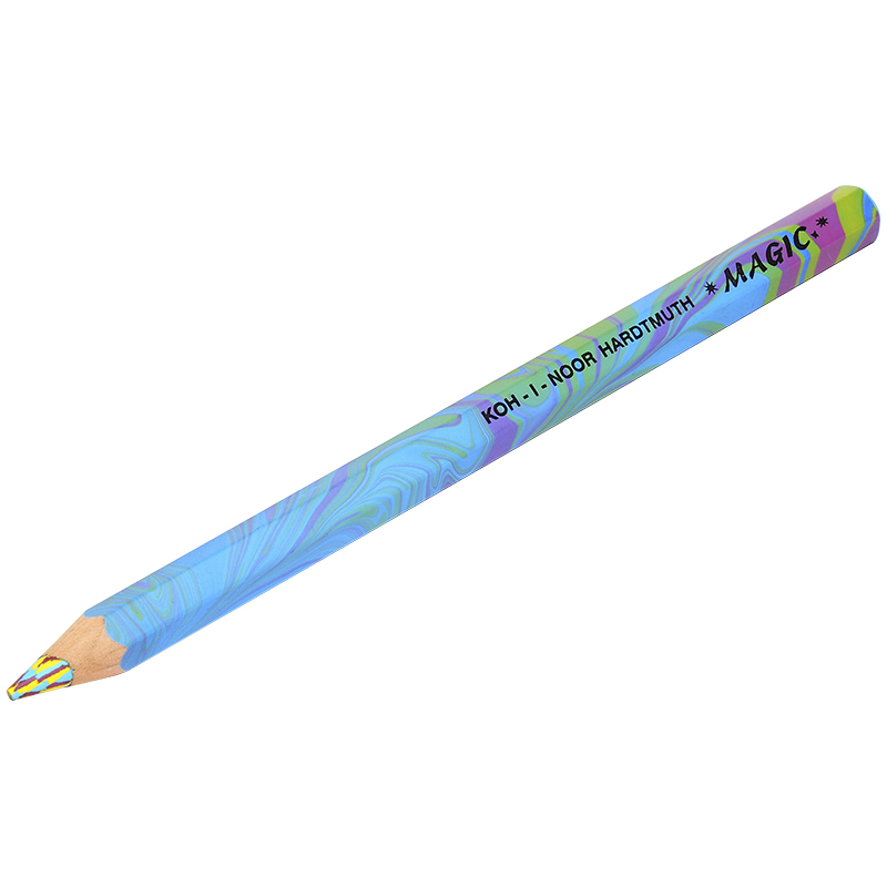 Карандаш Koh-I-Noor "Magic Tropical", с многоцветным грифелем, утолщенный , заточен., 245671/181008