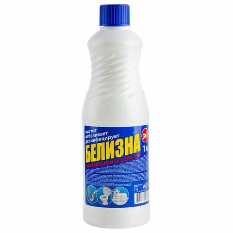 Средство для отбеливания, дезинфекции и уборки 1 л, БЕЛИЗНА, 2000031  701086