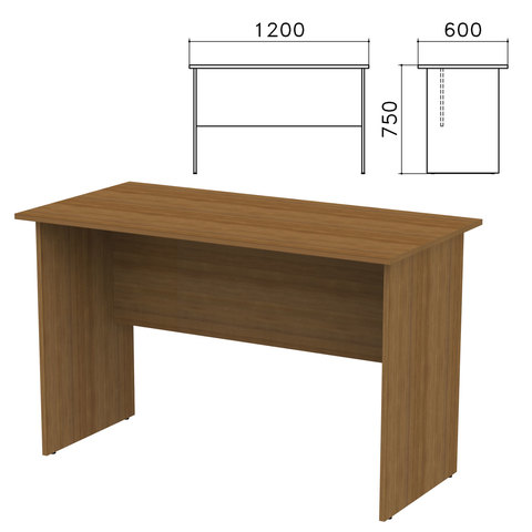 Стол письменный &quot;Канц&quot;, 1200х600х750 мм, цвет орех пирамидальный, СК22.9  640026