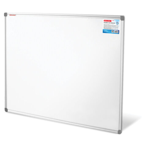 Доска магнитно-маркерная 90х120 см, алюминиевая рамка, BRAUBERG &quot;Extra&quot;, 237555