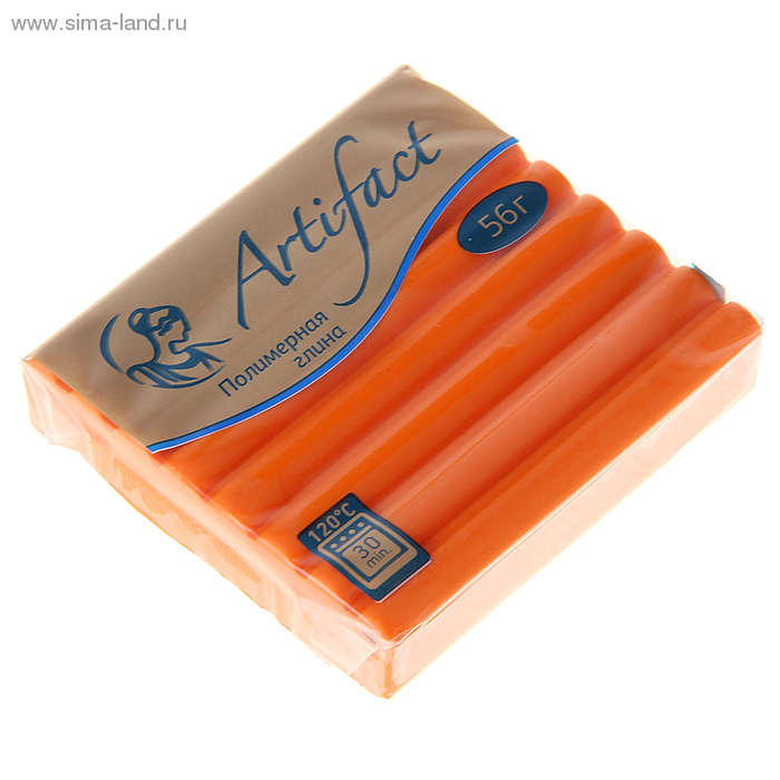 Пластика-полимерная глина 56гр. классический оранжевый 3277 1075496