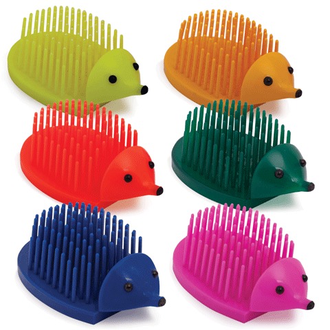 Подставка-держатель &quot;Ежик&quot; для пишущих принадлежностей, настольная, пластик, цвет ассорти, РПЕ01  010906