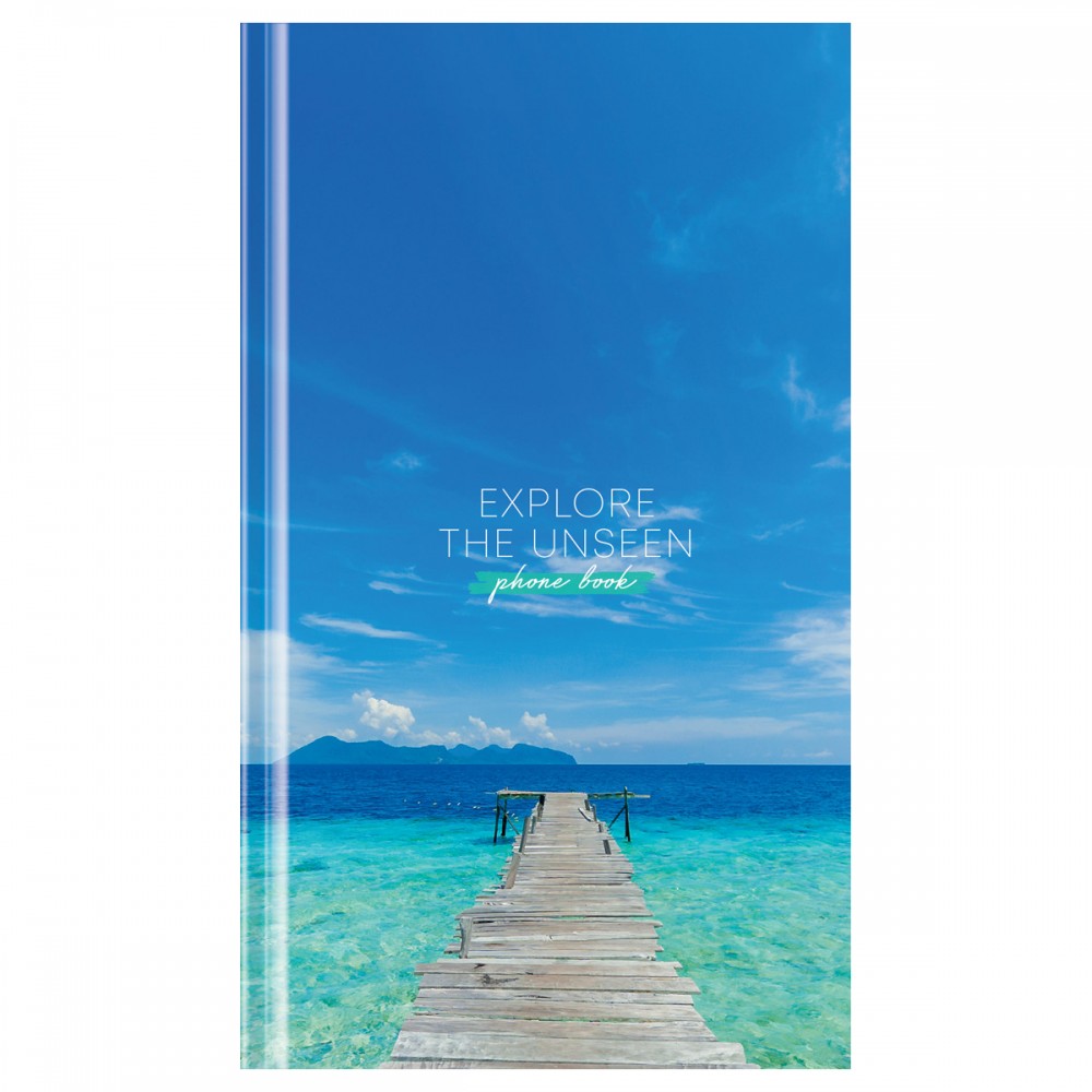 Телефонная книга А5, 80л., 7БЦ, OfficeSpace &quot;Путешествия. Райское место&quot;, выборочный УФ-лак, с высечкой 362359 Тк80т_55495