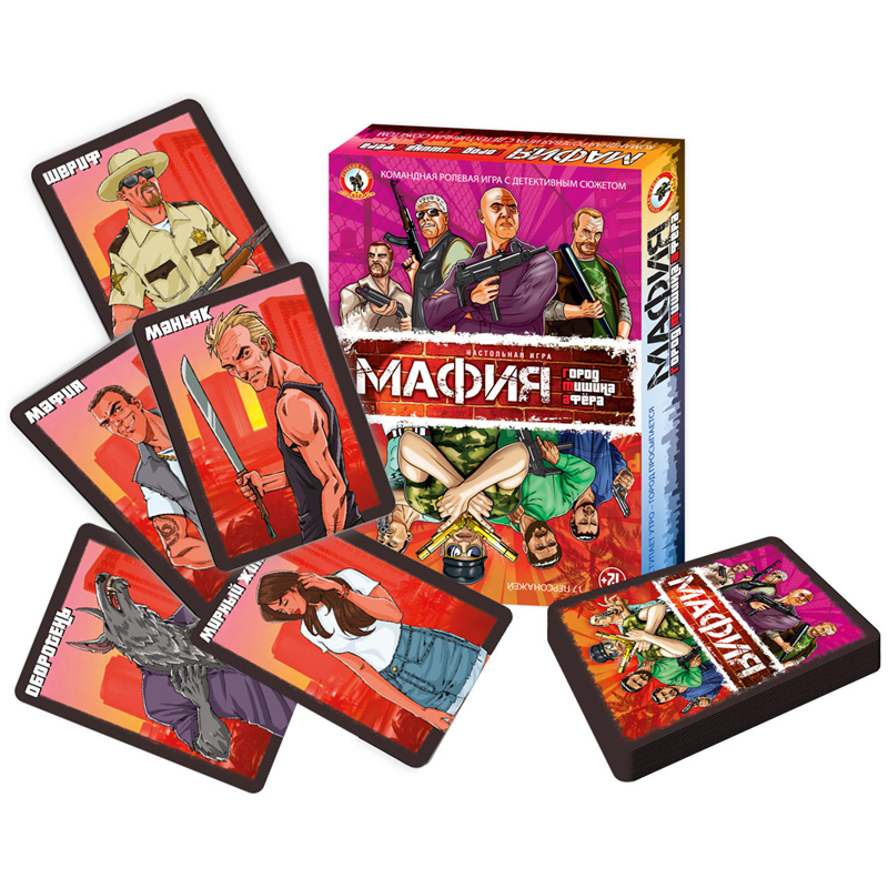 Игра настольная Русский стиль &quot;Мафия. Тишина Афера&quot;, картонная коробка 311292  03728