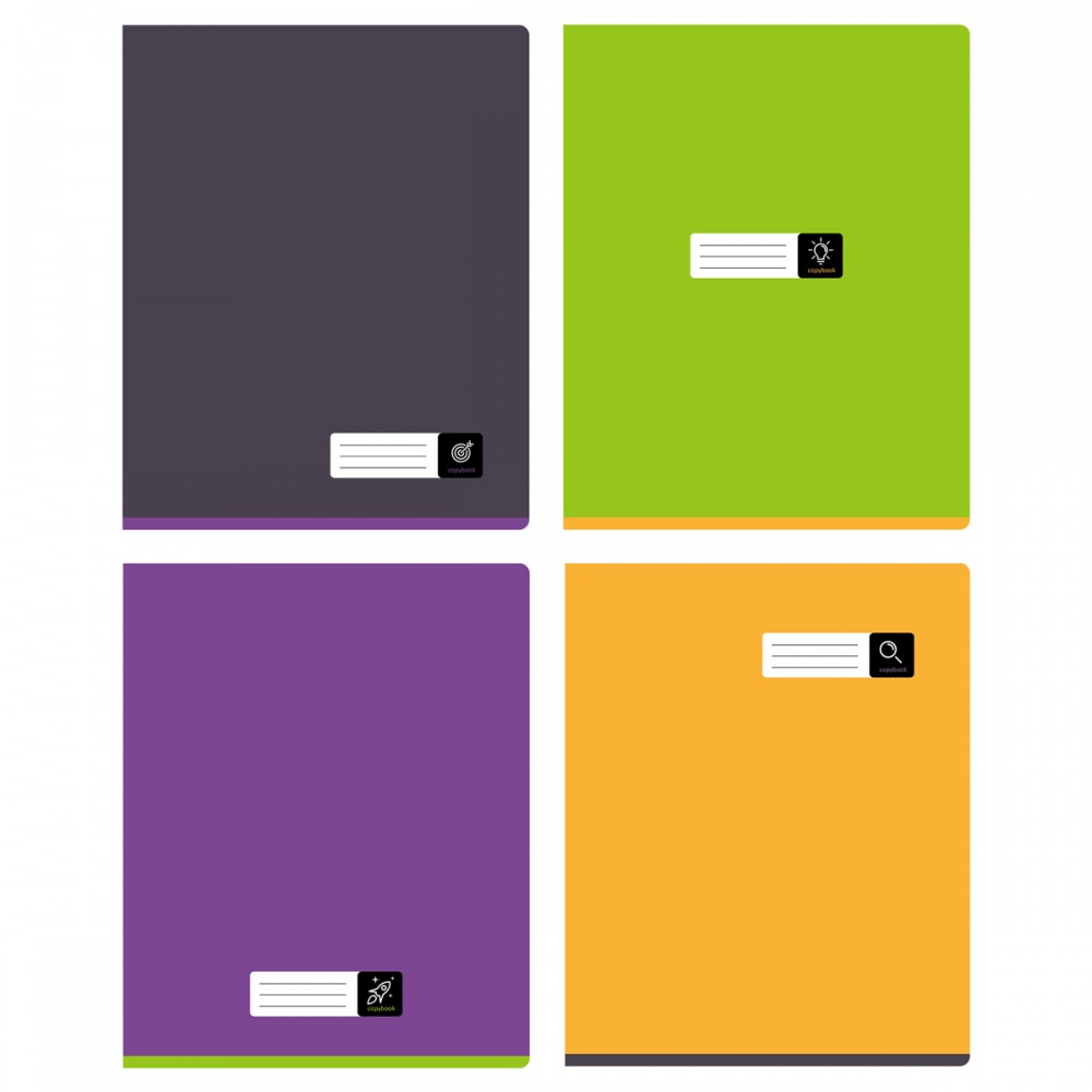 Тетрадь 80л., А5, клетка BG "Monocolor. Simple color" 346534 Т5ск80 11942