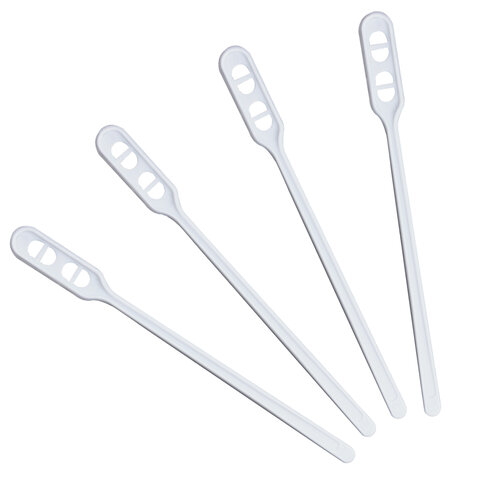 Одноразовые размешиватели для чая и кофе 115 мм, КОМПЛЕКТ 500 шт., пластиковые, 600998/246843