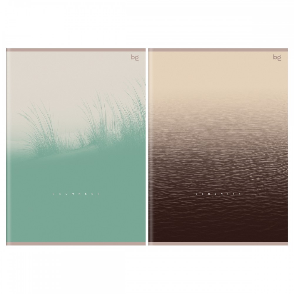 Тетрадь 96л., А4, клетка BG "Прикосновение тумана", софт-тач ламинация, тиснение фольгой  389022 Т4ск96_лс_тф 62752