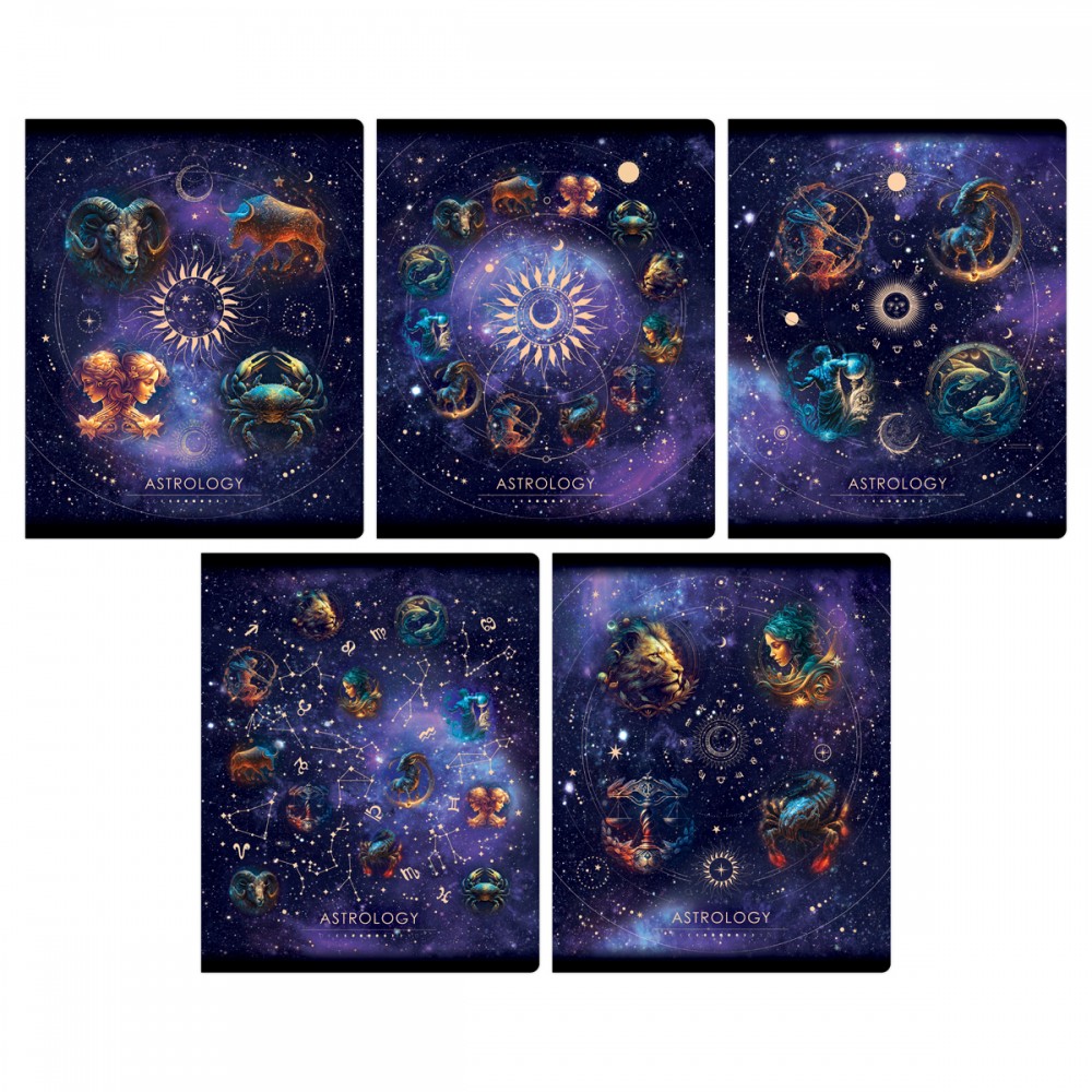 Тетрадь 96л., А5, клетка BG &quot;Гороскоп&quot;, суперэконом 367447 Т5ск96 59387