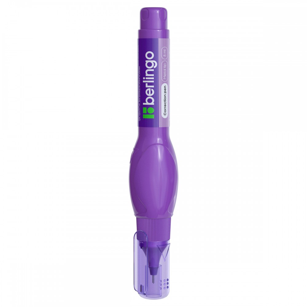 Корректирующий карандаш Berlingo, 08мл, металлический наконечник KR536 255111