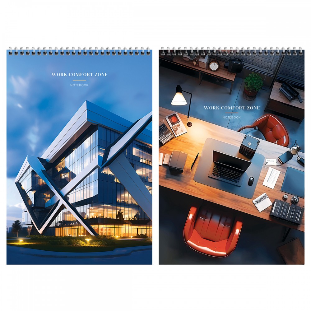 Блокнот А4 80л. на гребне BG &quot;Офис&quot;, твердая подложка  362901  Б4гр80 55923