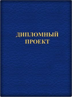 Папка ДИПЛОМНЫЙ ПРОЕКТ арт.Z 10ДП01син