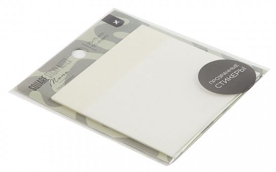 Блок самоклеящийся прозрачный LOREX TRANSPARENT MONO 75х75 мм 50 листов LXSNTR-MN1 255479