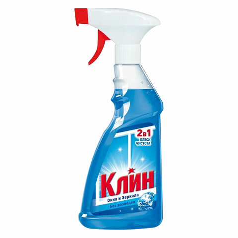Средство для мытья стекол и зеркал, 500 мл, КЛИН  609653