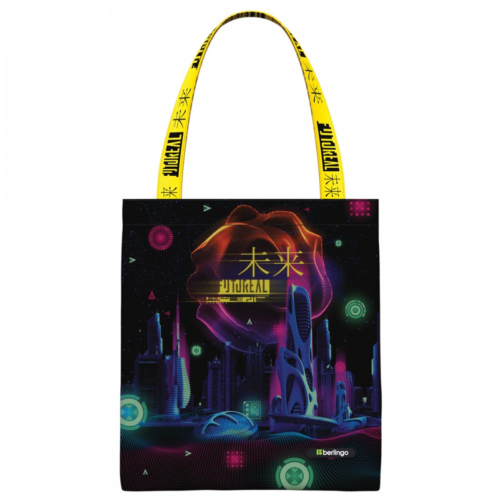 Сумка-шоппер Berlingo &quot;Futureal&quot; 43,5*35 см, 1 отделение, полиэстер 351995 SH090S12