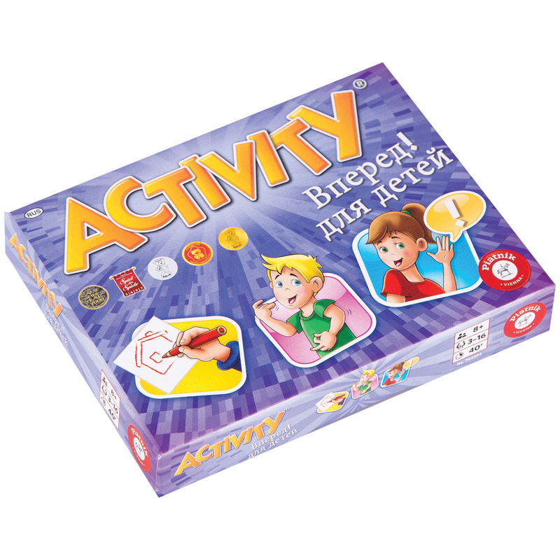 Игра настольная Piatnik &quot;Activity. Вперед! для детей&quot;, картонная коробка 265672/793394