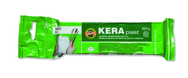 Паста (масса) для моделирования и лепки керамическая KOH-I-NOOR, отвердевающая, 300 г, белая, 013170800000RU/225389, 131708