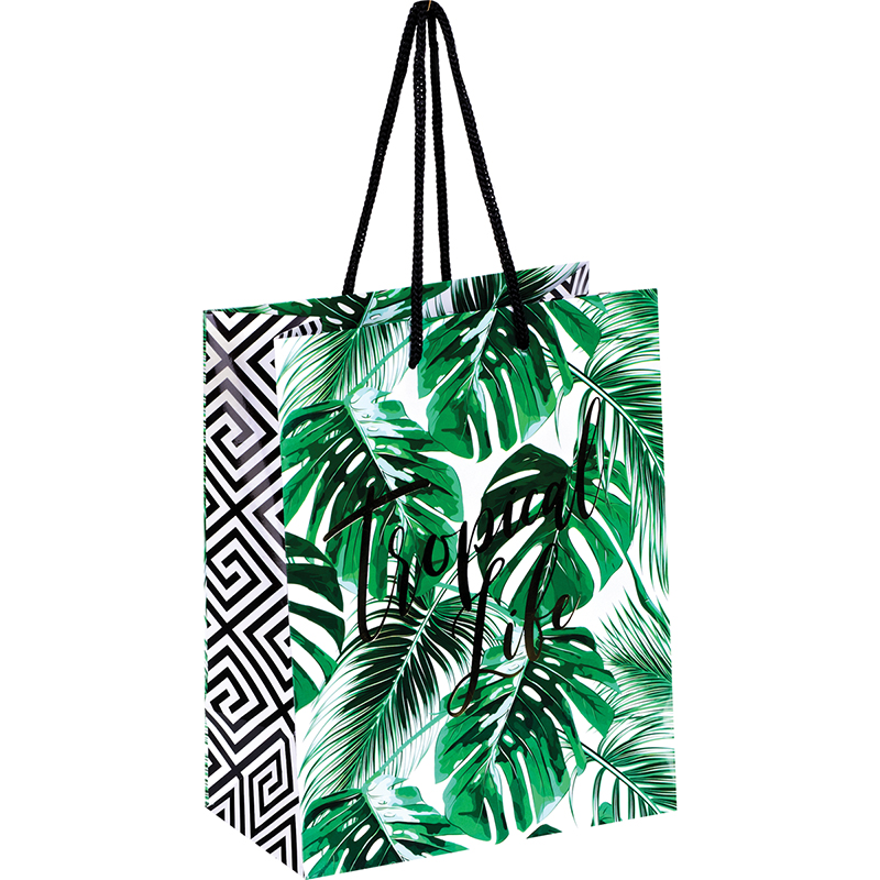 Пакет подарочный 18*23*10см ArtSpace &quot;Tropical life&quot;, отд. фольгой, ламинированный 302695/YPm_32919