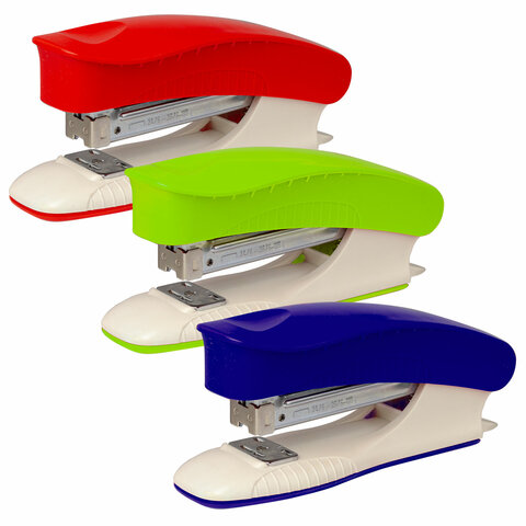 Степлер №24/6, 26/6 BRAUBERG &quot;METROPOLIS&quot;, до 30 листов, ассорти, 228753