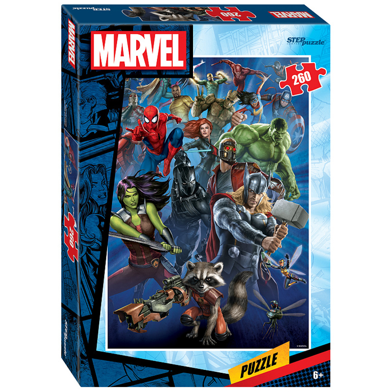Пазл 260 эл. Step Puzzle &quot;Marvel (new)  346347 95113