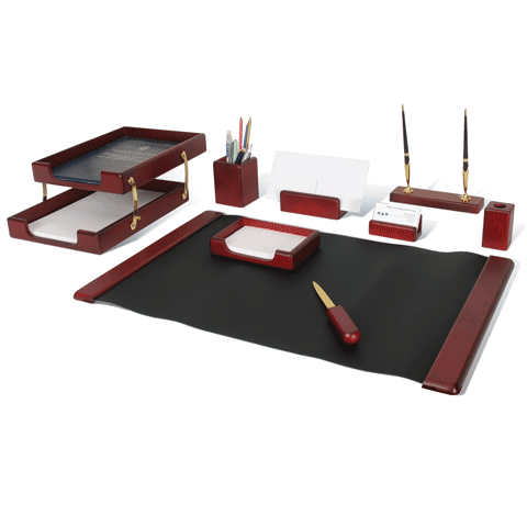 Наст. набор из дерева GALANT &quot;Glory&quot; 9 предм. (красн. дер., дв.лоток) арт. 230869