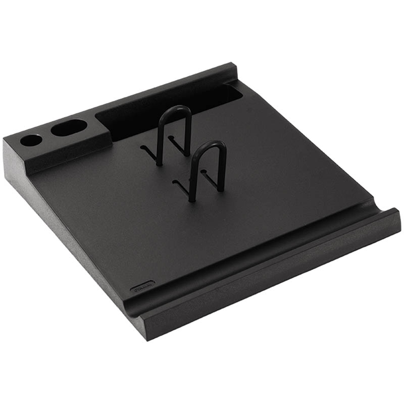 Подставка под календарь Стамм, пластик, черный, 004672/ПК01