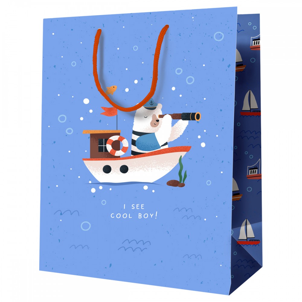 Пакет подарочный 18*23*10см MESHU &quot;I see cool boy&quot;, ламинированный 354752 MS_52113