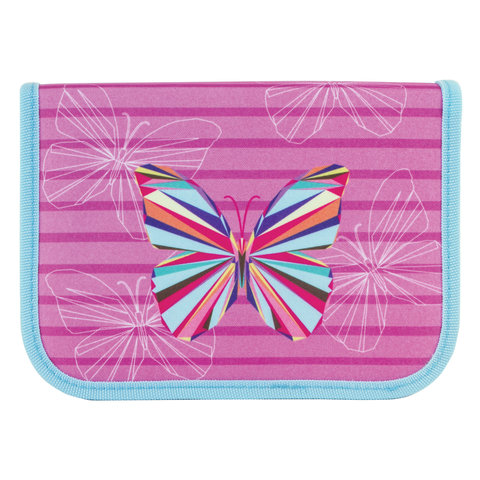 Пенал TIGER FAMILY (ТАЙГЕР) 1 отделение, Калейдоскоп, 20х14х4 см, TGCP-003C1E/227895