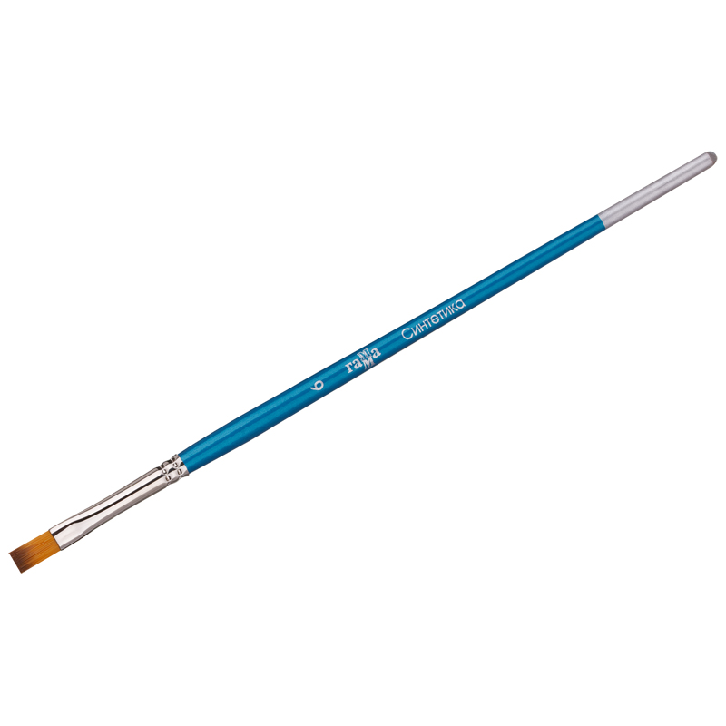 Кисть ГАММА синтетика, плоская №06  278496  280618.08.06