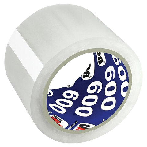 Клейкая лента упаковочная 72 мм х 66 м, прозрачная, толщина 45 микрон, UNIBOB, 29357/070913/ 221686