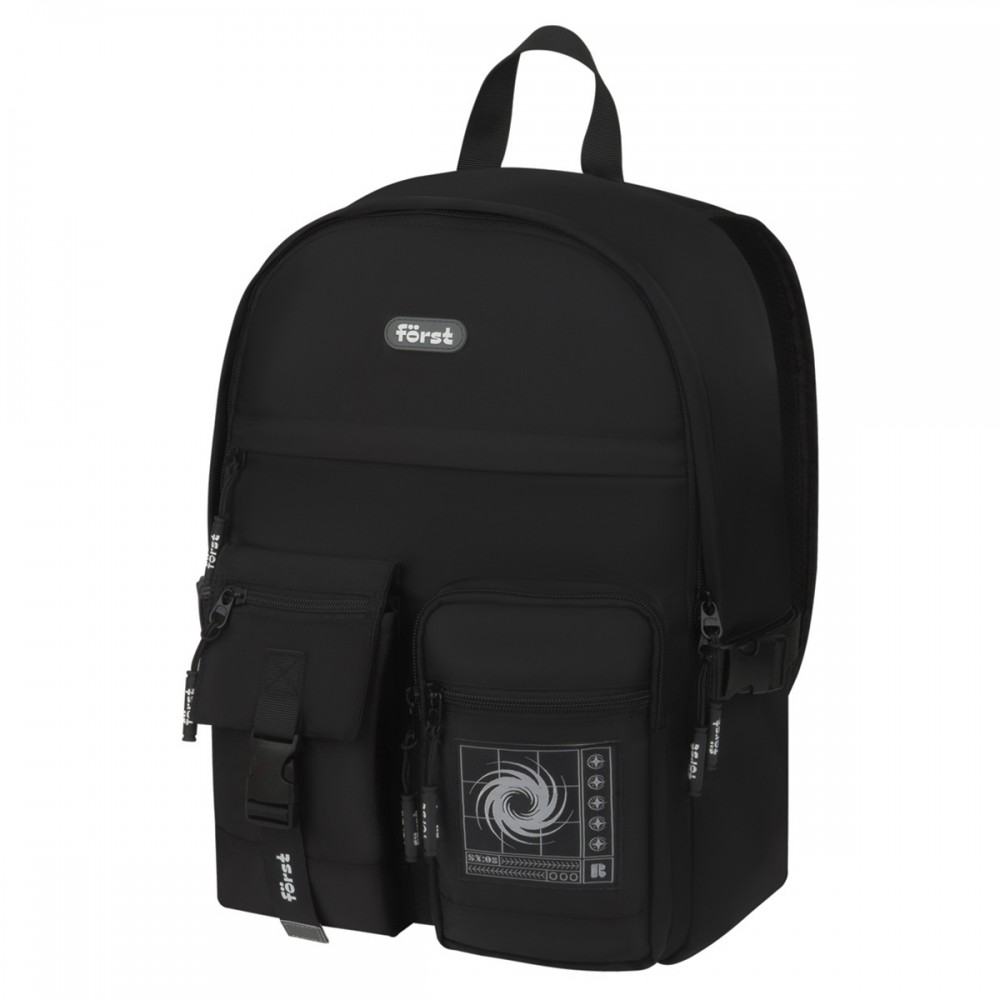 Рюкзак Först F-Teens &quot;Minimal&quot; 40*28*15см, 1 отделение, 7 карманов, уплотненная спинка 366077 FT-RM-142405