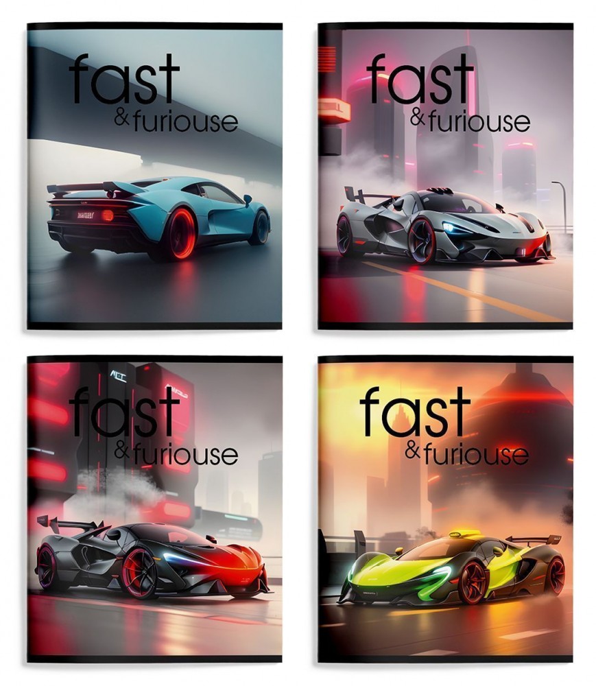 Тетрадь 48 л. А5+ клетка, на скрепке, офсет Schoolformat ЖАЖДА ОЩУЩЕНИЙ мелованный картон, выборочный УФ-лак ТОК48-ЖО  249192