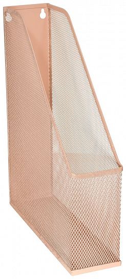 Лоток вертикальный INFORMAT 72 мм 1 отделение розовый металл  IF-VPT-P 246329