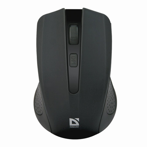Мышь беспроводная DEFENDER Accura MM-935, 3 кнопки + 1 колесо-кнопка, оптическая, черная, 52935 /512344