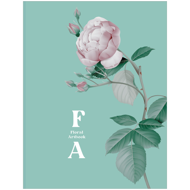Тетрадь на кольцах А5, 120л., BG "Flower art", матовая ламинация  342127  ТТ5к120_лм 11359