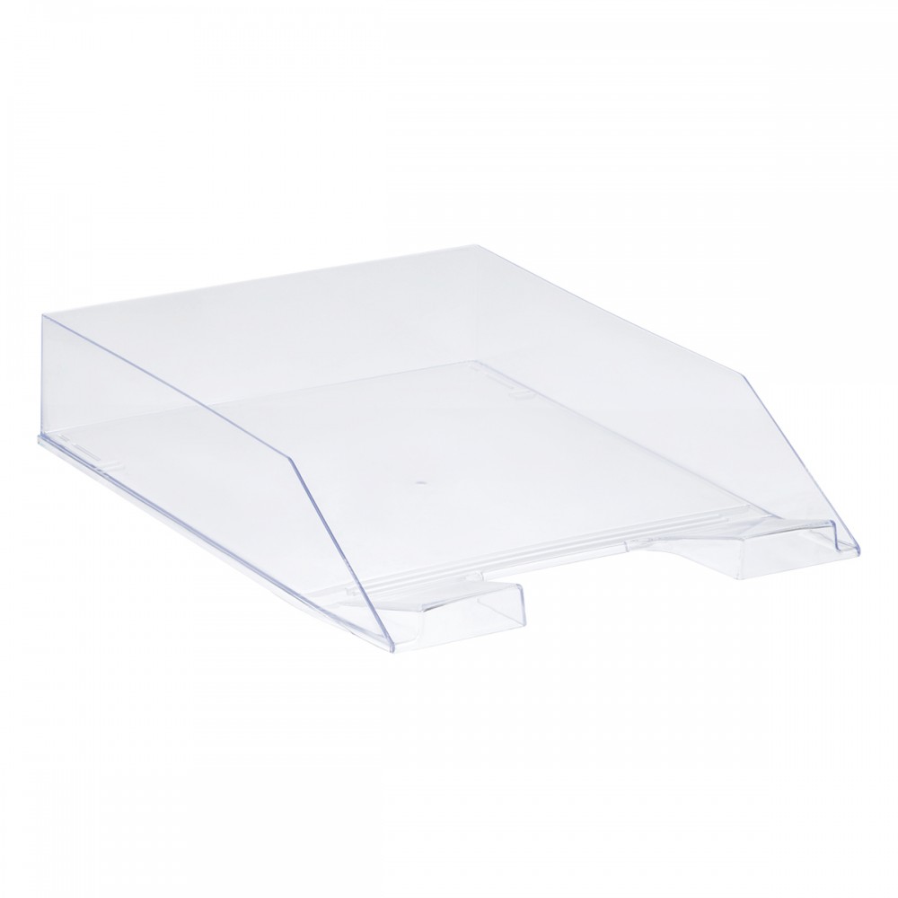 Лоток для бумаг горизонтальный СТАММ "Фаворит", прозрачный 351643 ЛТГ-30502