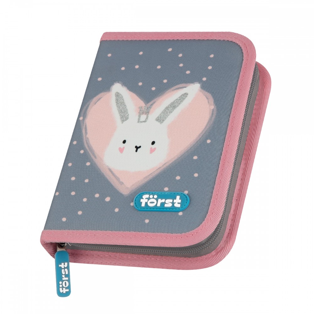 Пенал 1 отделение, 200*140*40 Först &quot;Little Friend&quot;, дополнительная откидная секция, полиэстер  379590  FT-PK-112531