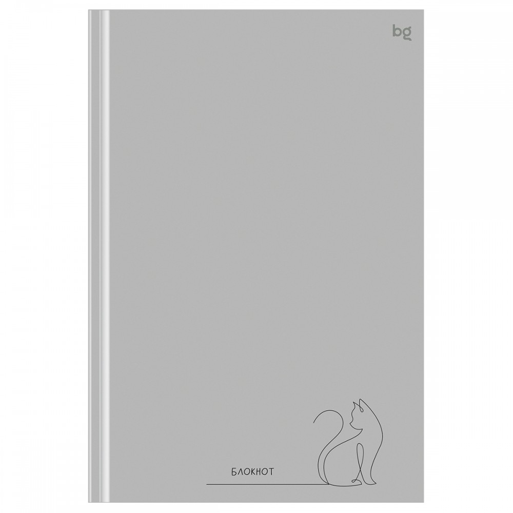 Бизнес-блокнот А5, 80л., евроформат, BG &quot;В одном движении&quot;, soft-touch ламинация 381975 ББ5т80_лс 57573