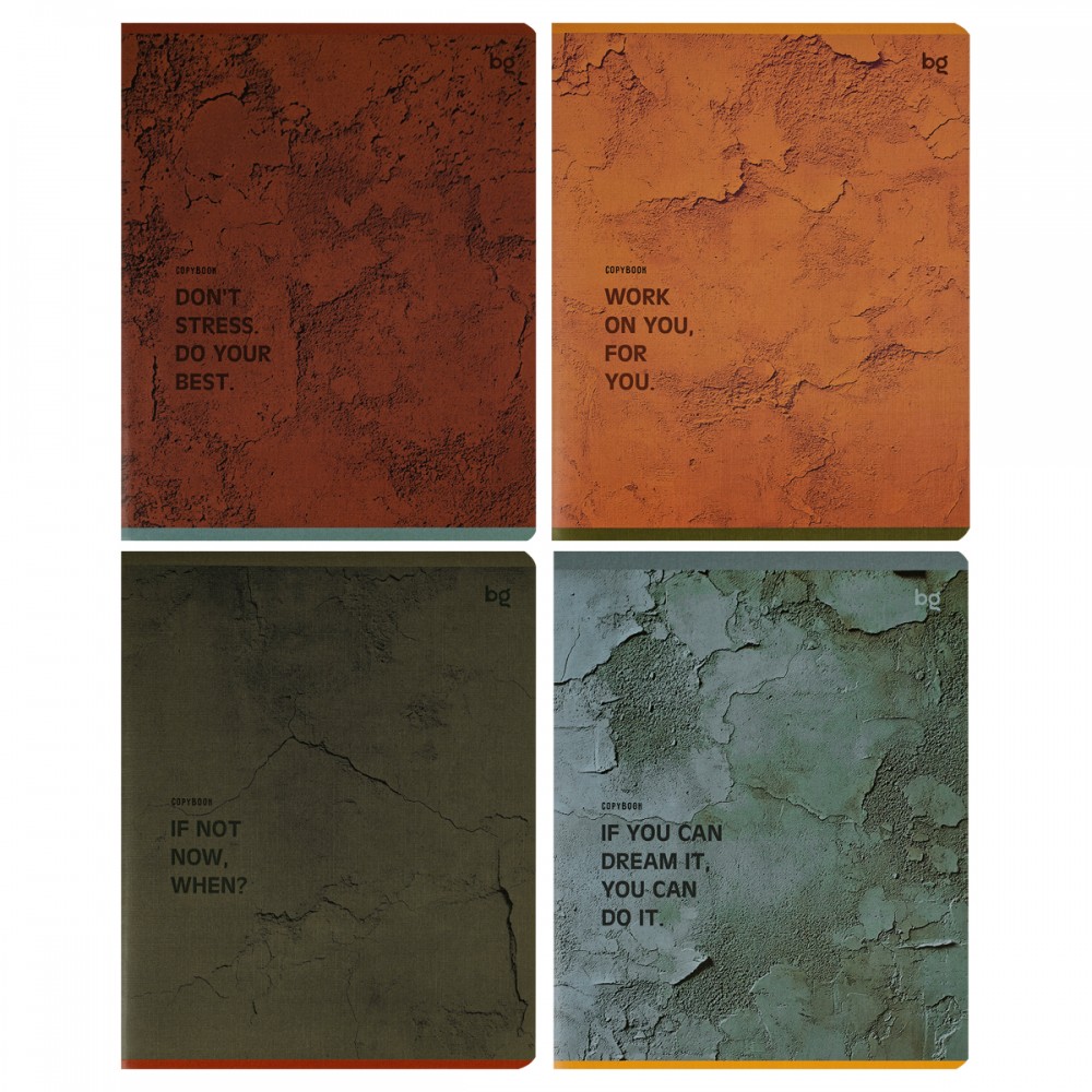 Тетрадь 48л., А5, клетка BG "Cтена", тиснение 385373 Т5ск48_т 06758