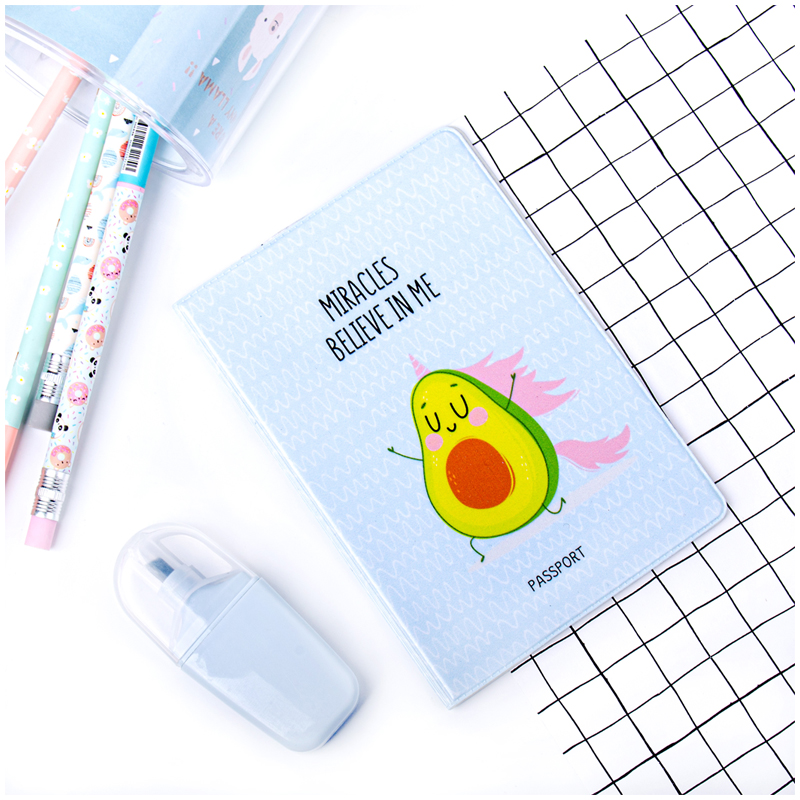 Обложка для паспорта MESHU &quot;Avacado&quot;, ПВХ, 2 кармана 307170/MS_34119