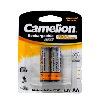 Аккумулятор Camelion R06 1800 mAh NiMh BL2 (цена за 1 шт.)