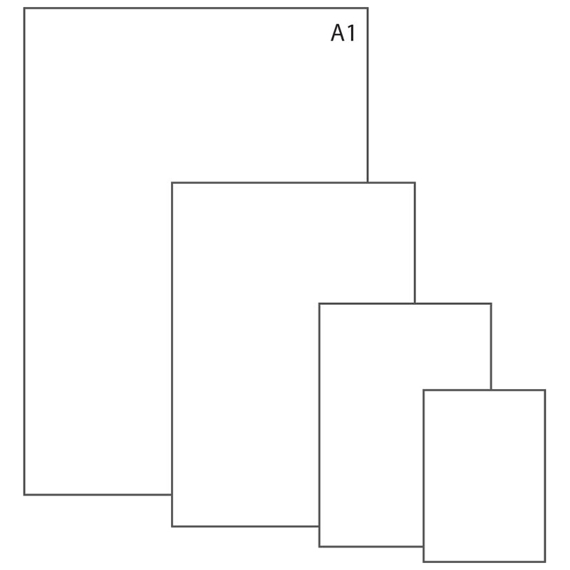 Ватман А1 860*610,  плотность 200 г/м2,169534/114735 ГОЗНАК С-Пб