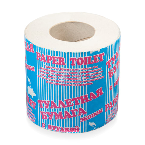 Бумага туалетная бытовая, 30 м, на втулке (эконом), М-2 126555