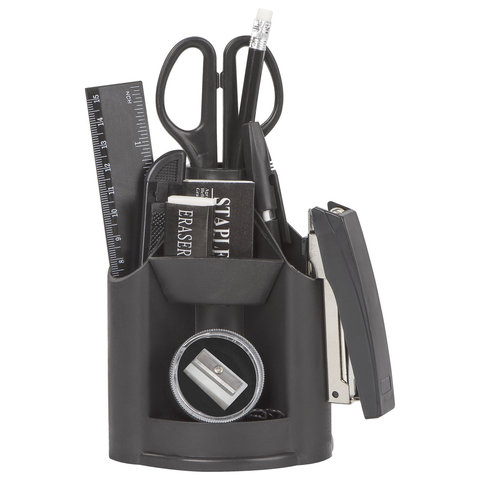 Канцелярский набор 11 предметов, STAFF &quot;Минидеск&quot;,  вращающаяся конструкция, 230742