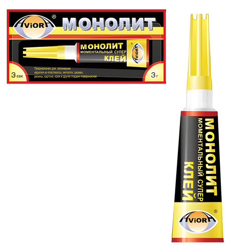Клей Aviora &quot;Монолит&quot;, 3г 100319/403-001/600181
